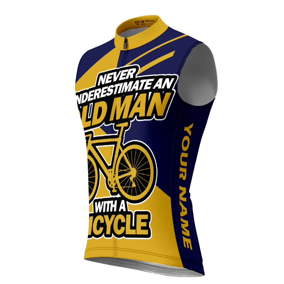 Customized Old Men Sleeveless Cycling Jersey For Men OS Cycling Store