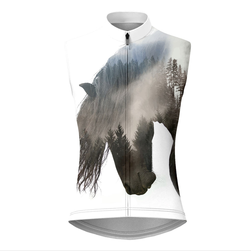 Customized Horse Sleeveless Cycling Jersey For Women