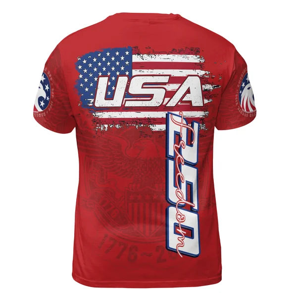 America 250th Anniversary 3D Print T-Shirt – OS Cycling Store