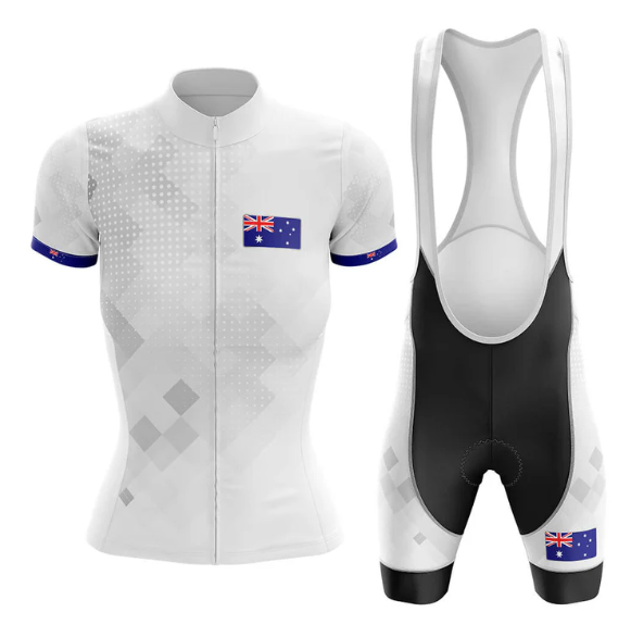 Personalized Australia Cycling Kit V1 Cycling Jersey For Women