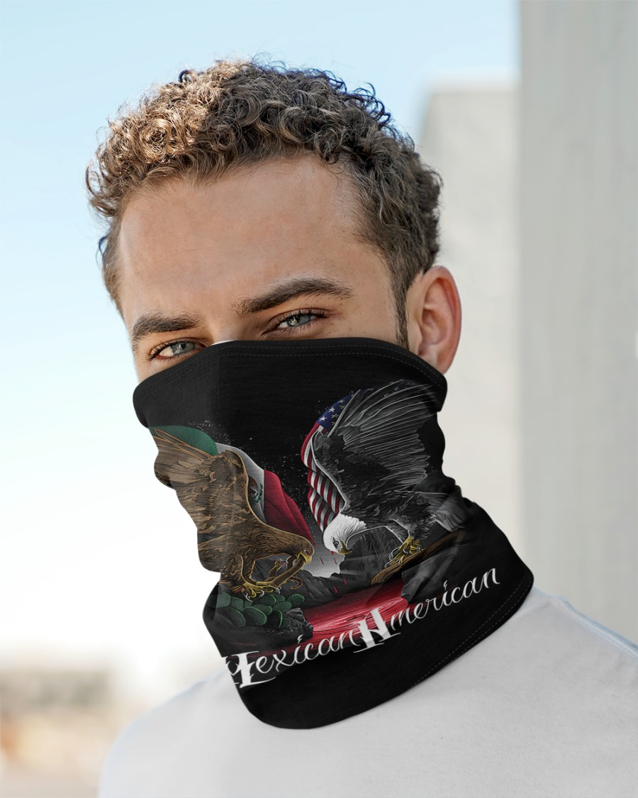 Mexican American Neck Gaiter 100% Polyester Sun protection Sweat absorption Cooling