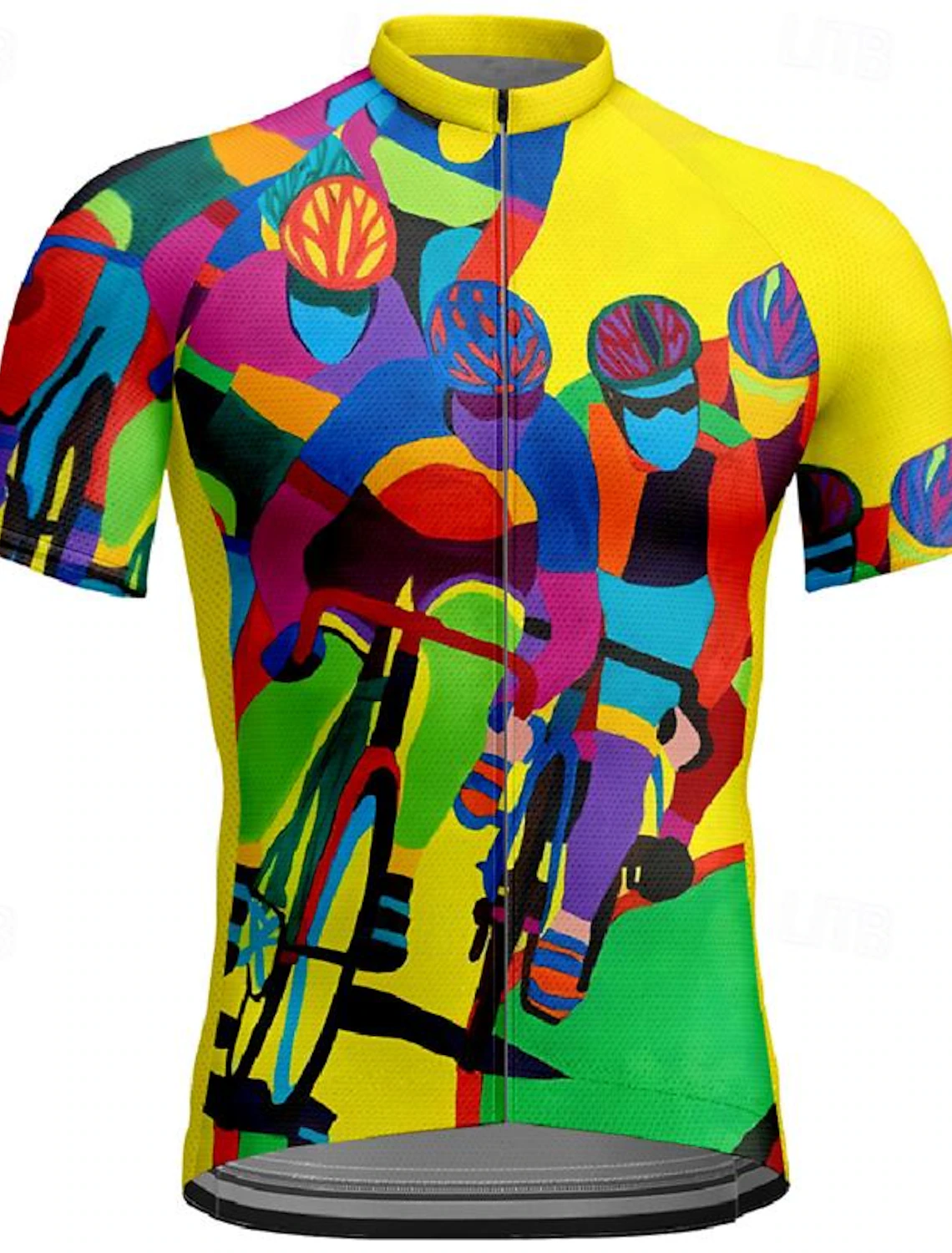 Customized Colorful Short Sleeve Cycling Jersey For Men