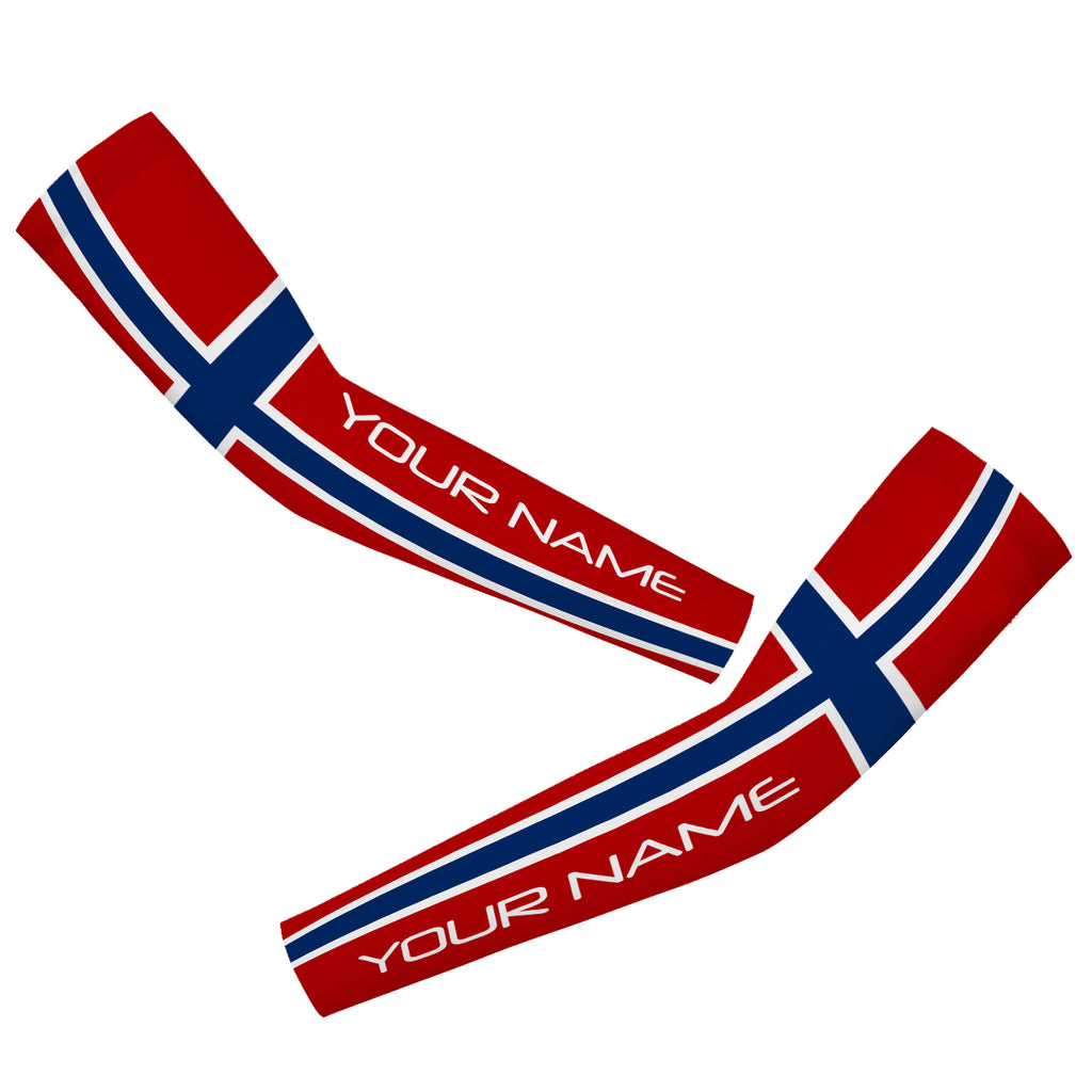 Customized Norway Arm Sleeves Cycling Arm Warmers