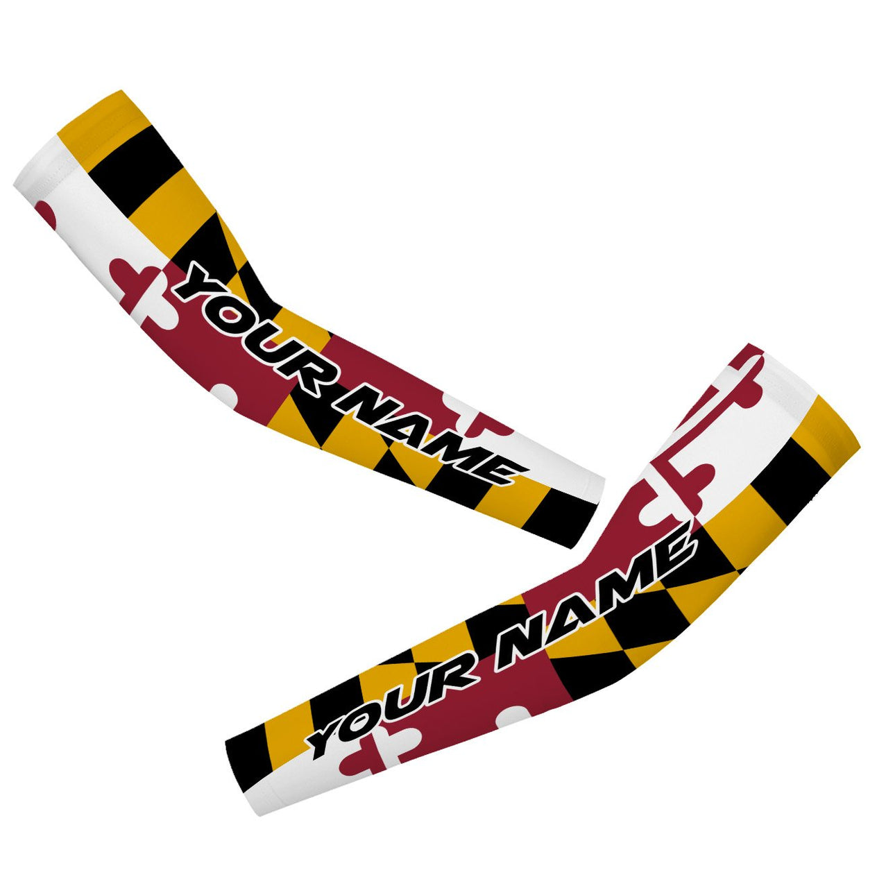 Customized Maryland Arm Sleeves Cycling Arm Warmers