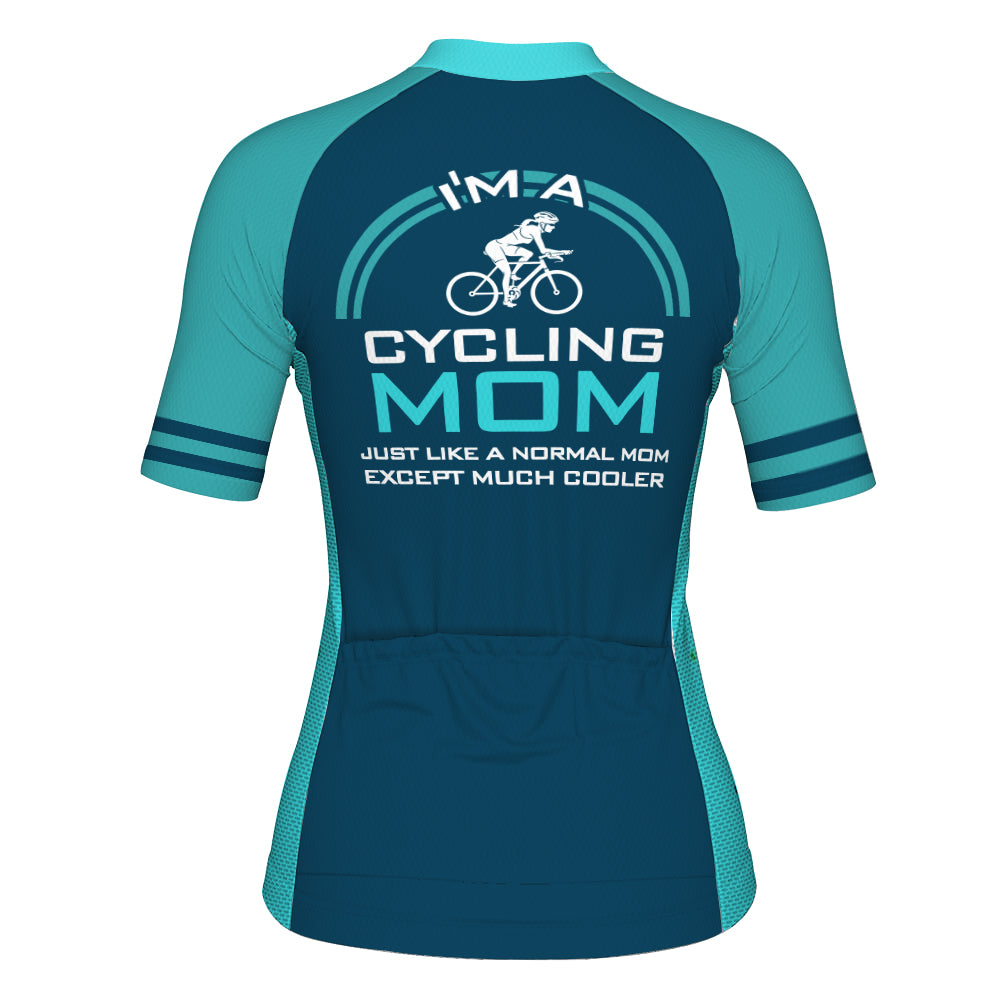 Customized Short Sleeve Cycling Jersey For Women I'm A Cycling Mom