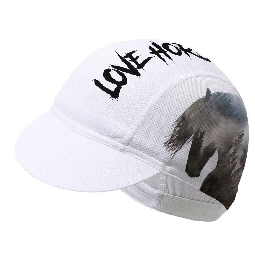 Horse Cycling Hat Cap Cycling Cap for Men and Women