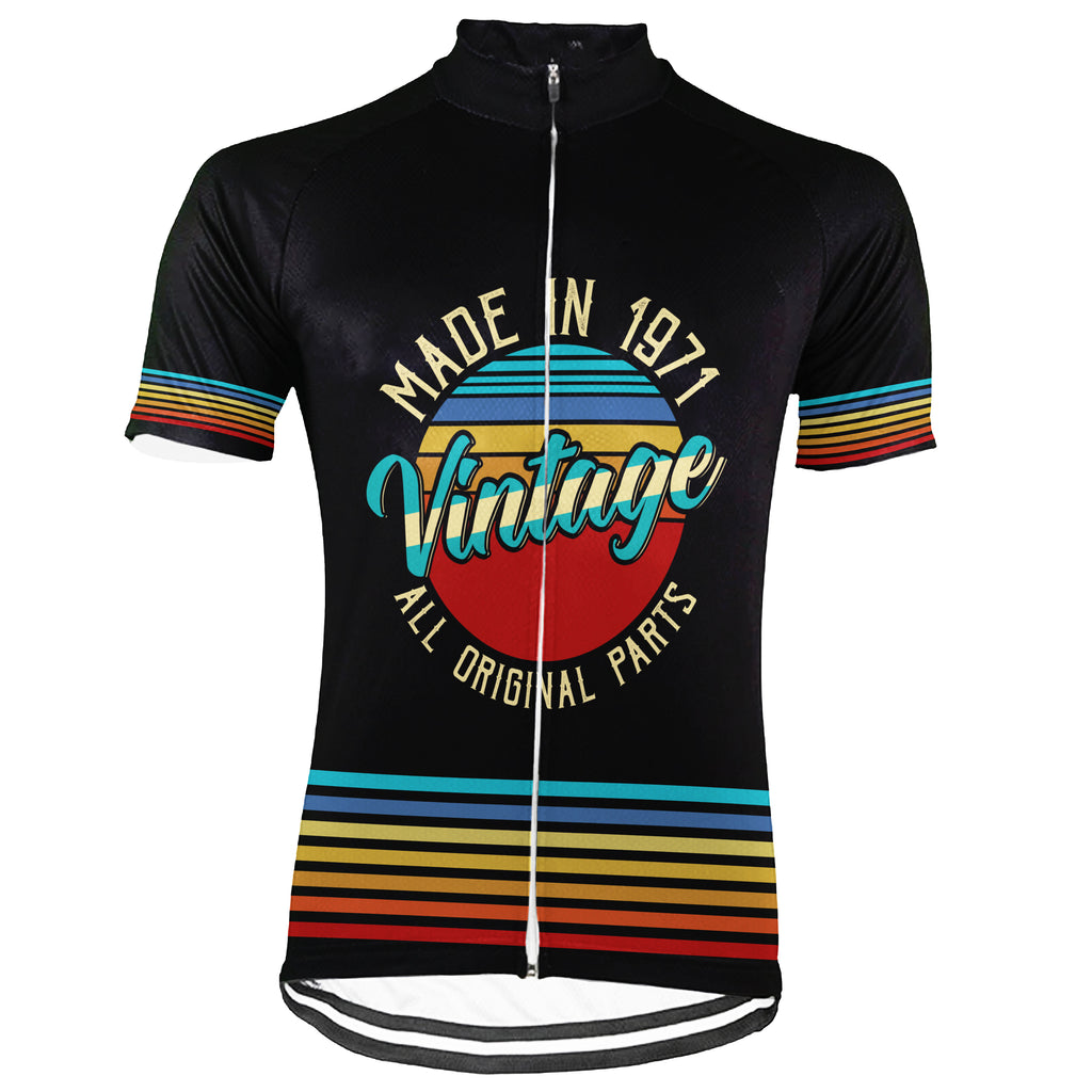 Customized Vintage Short Sleeve Cycling Jersey for Men