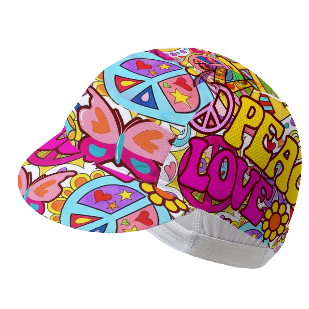 Hippie Cycling Hat Cap Cycling Cap for Men and Women