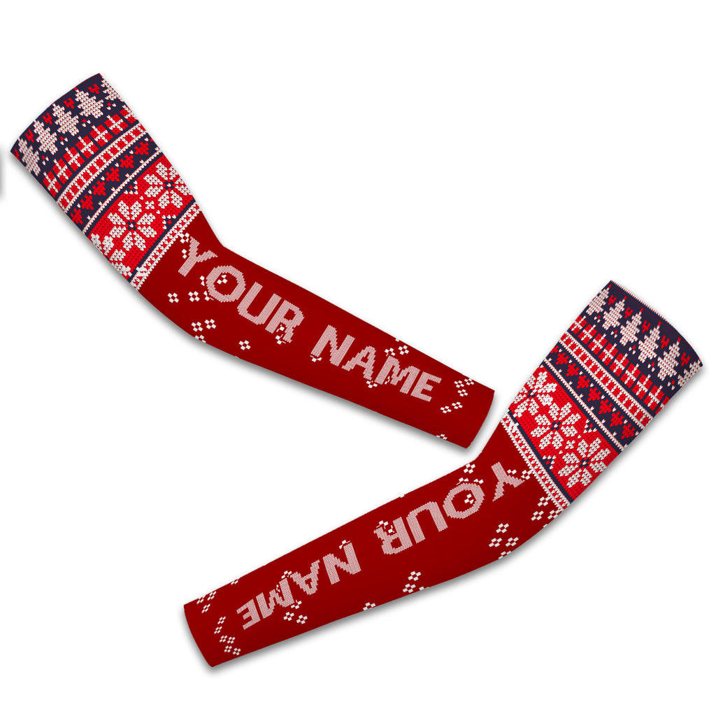 Customized Christmas Arm Sleeves Cycling Arm Warmers