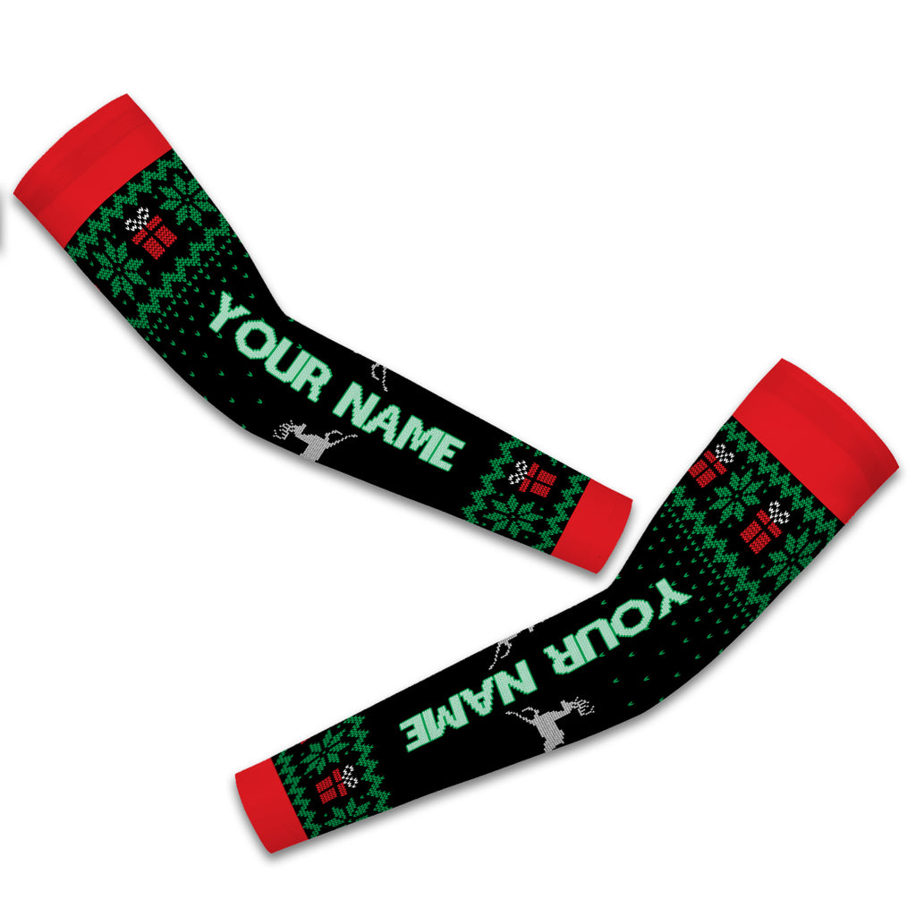 Customized Christmas Arm Sleeves Cycling Arm Warmers