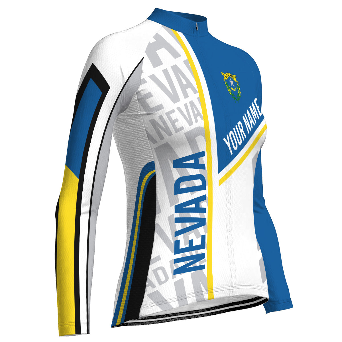 Customized Nevada Long Sleeve Cycling Jersey for Women OS Cycling Store