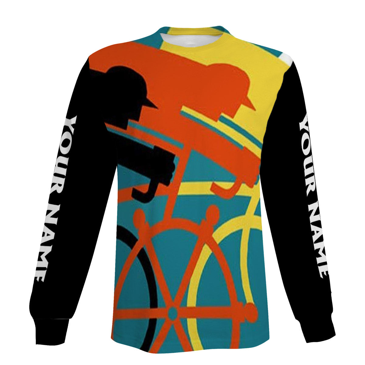 Men's Colorful Personalized Cycling Long Sleeve, Short Sleeve, Zip Up Hoodie, Hoodie Meaningful Gift Ideas