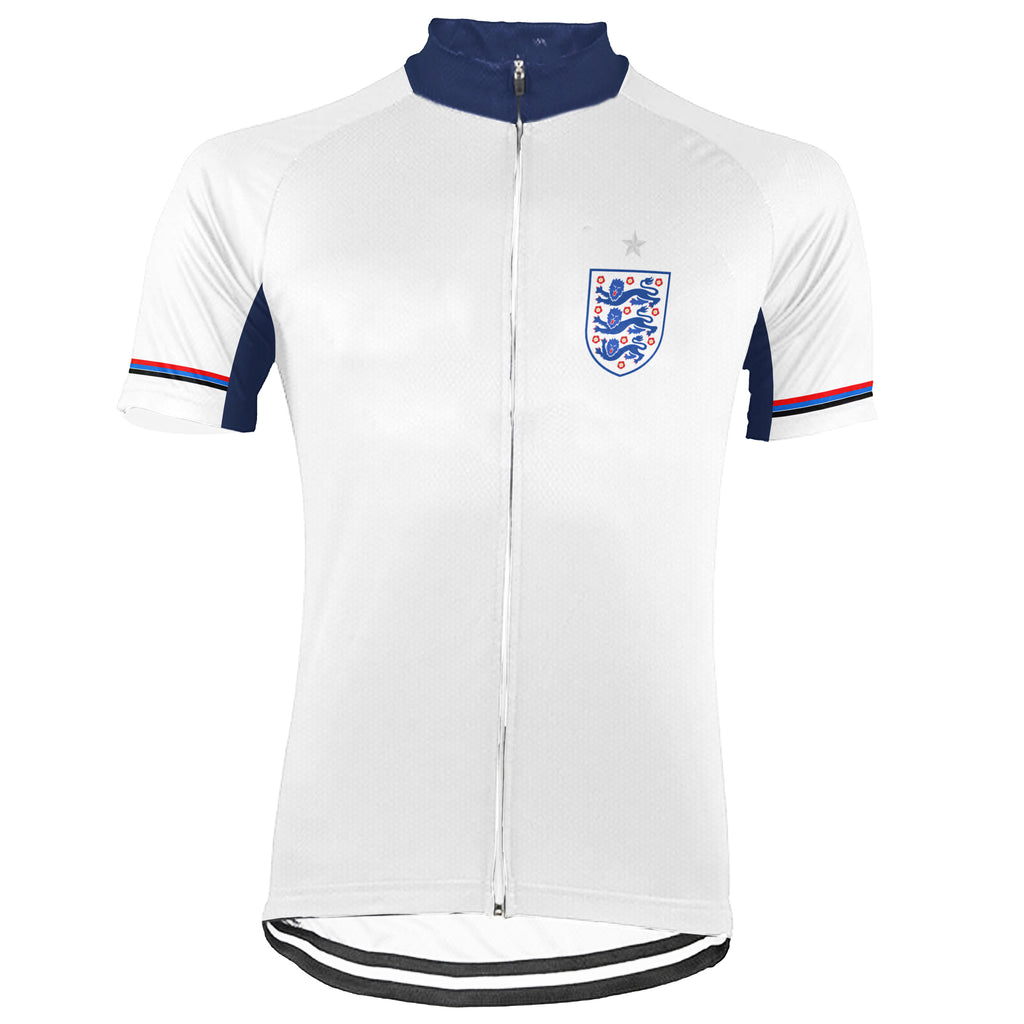 Personalized England Short Sleeve Cycling Jersey for Men