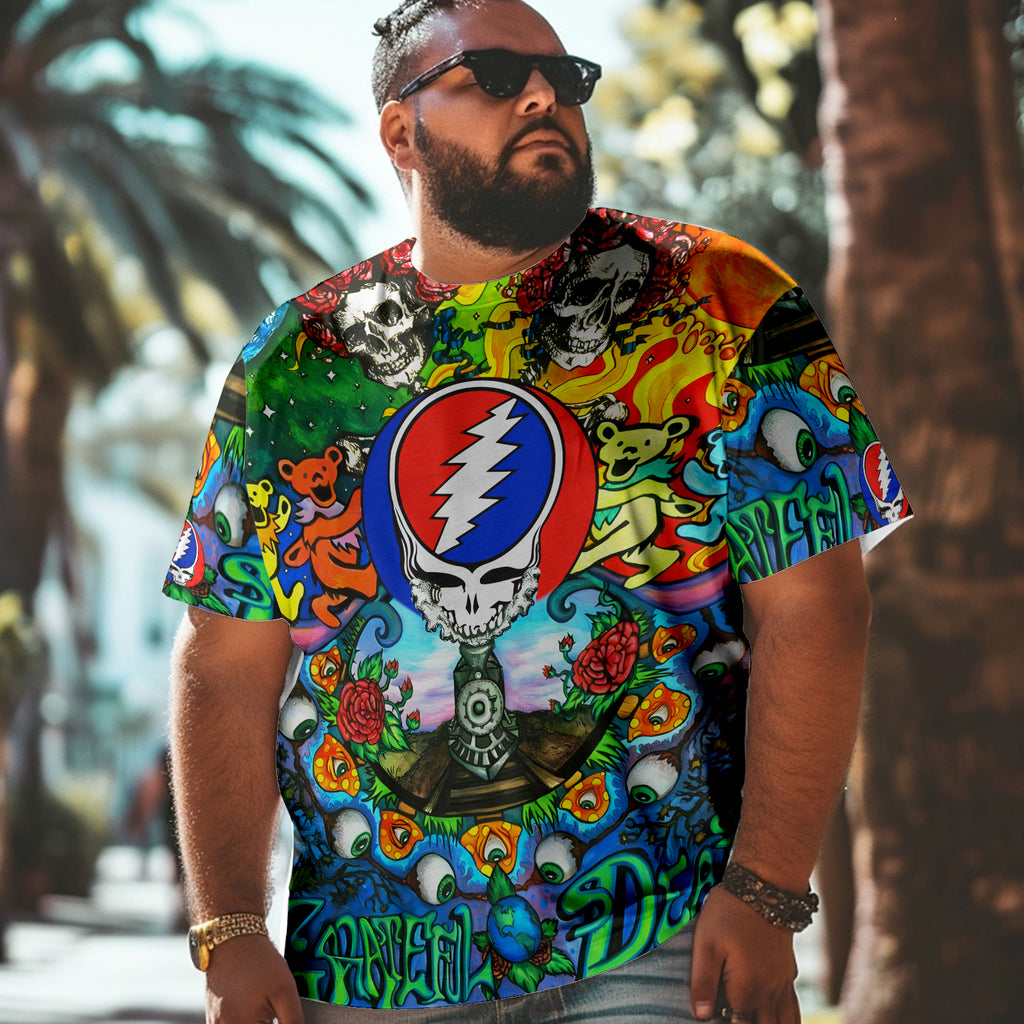 Grateful Dead 3D Print T-Shirt