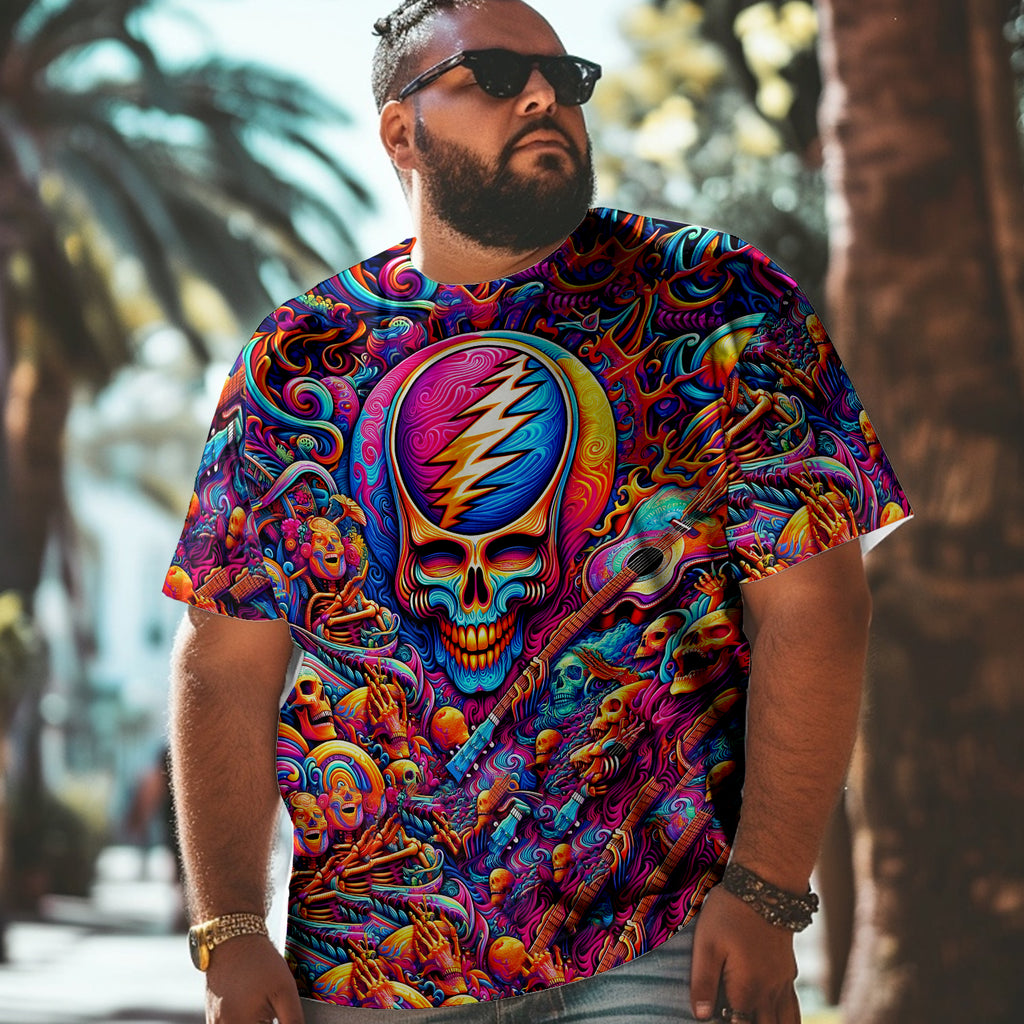 Grateful Dead 3D Print T-Shirt