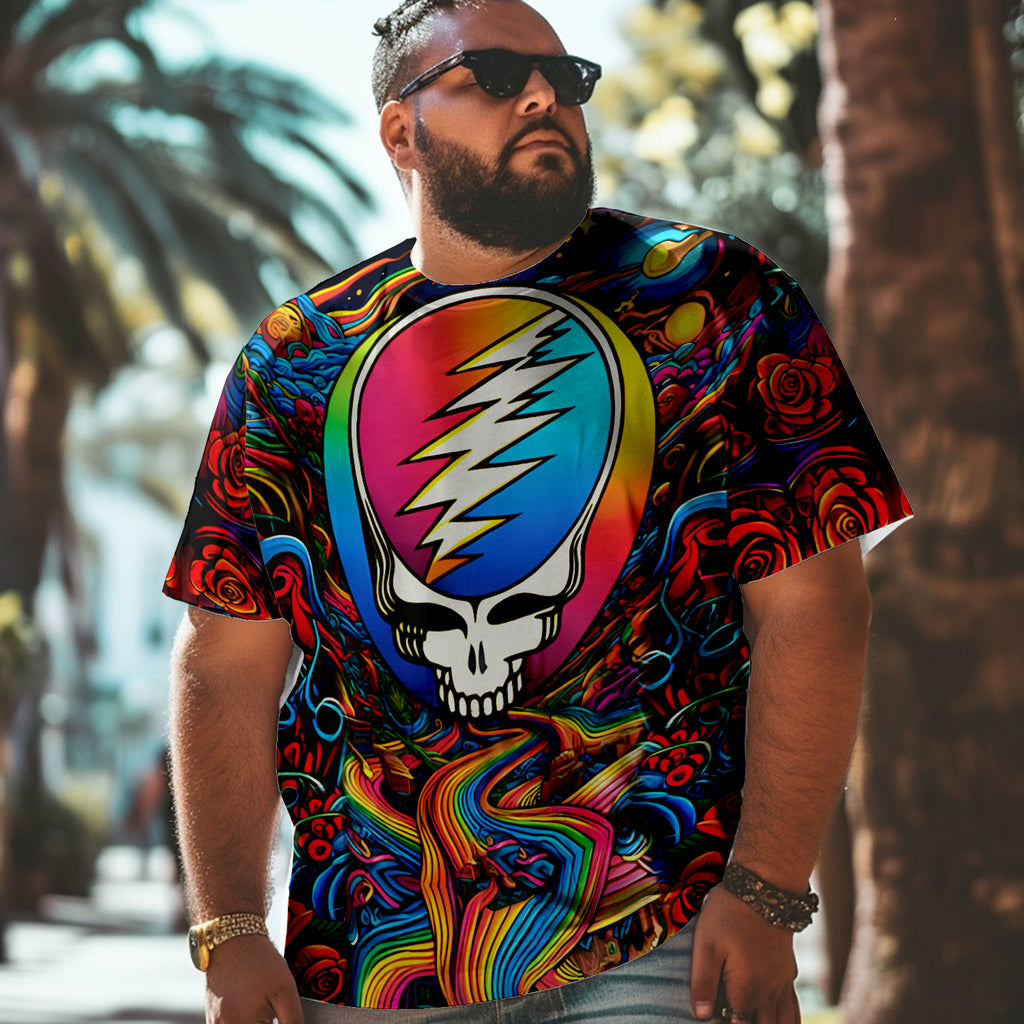 Grateful Dead 3D Print T-Shirt