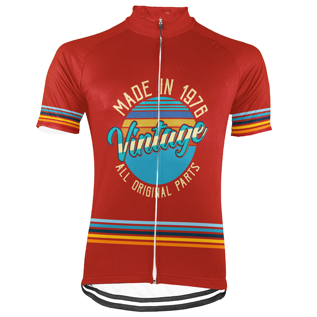 Customized Vintage Short Sleeve Cycling Jersey for Men
