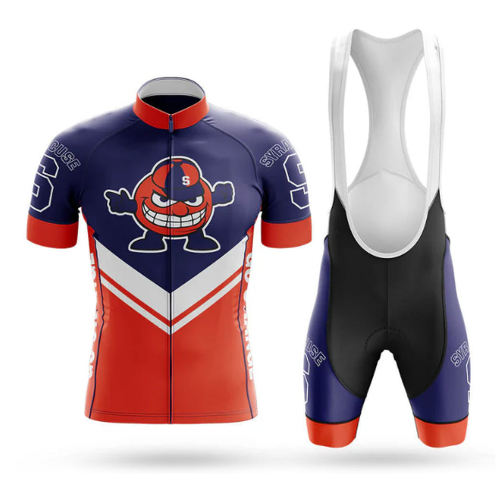 Customized Syracuse University Cycling Kit Cycling Jersey For Men