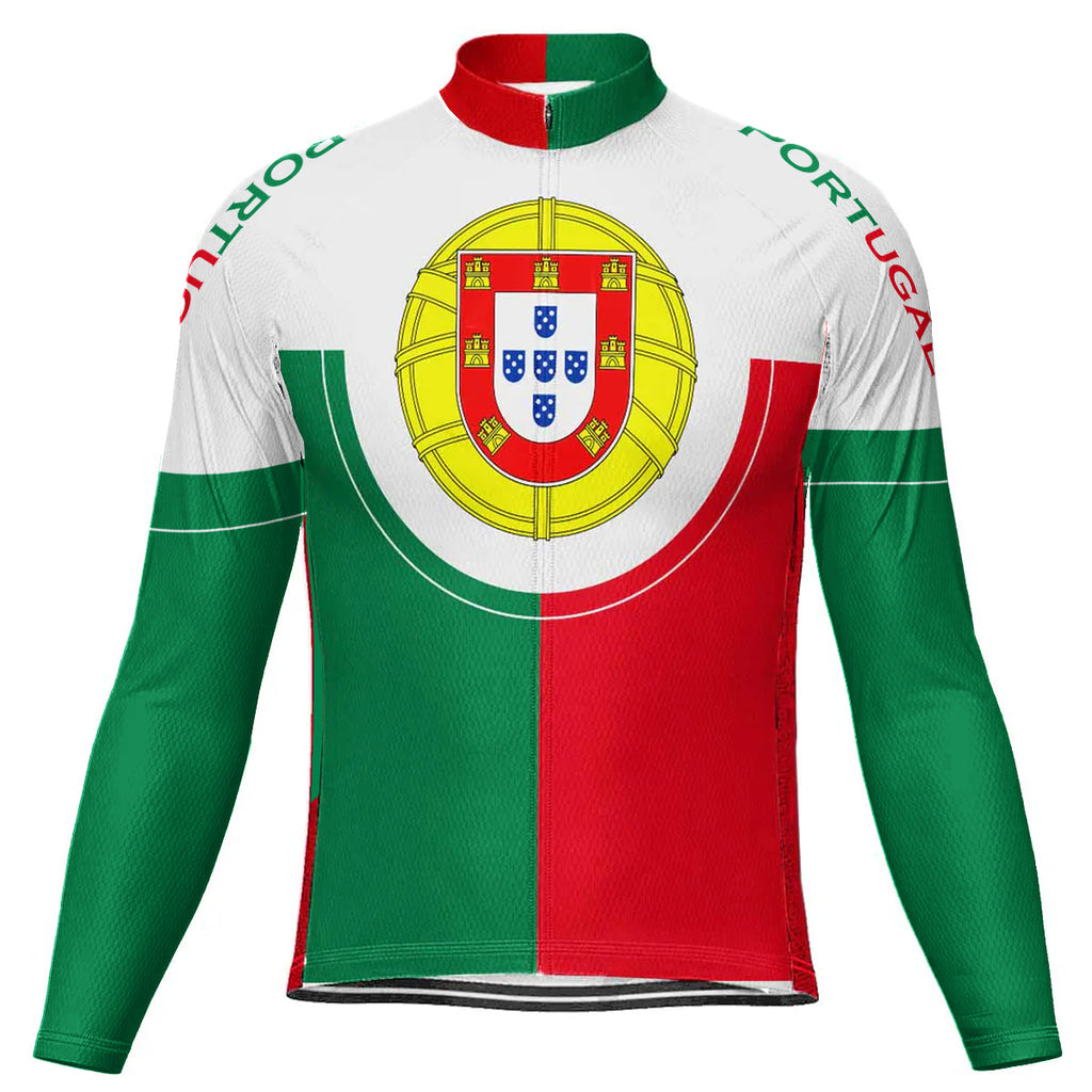 Customized Portugal Winter Thermal Fleece Long Sleeve For Men