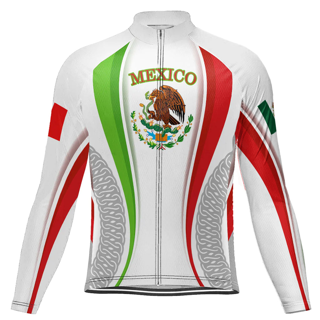 Customized Mexico Long Sleeve Cycling Jersey For Men