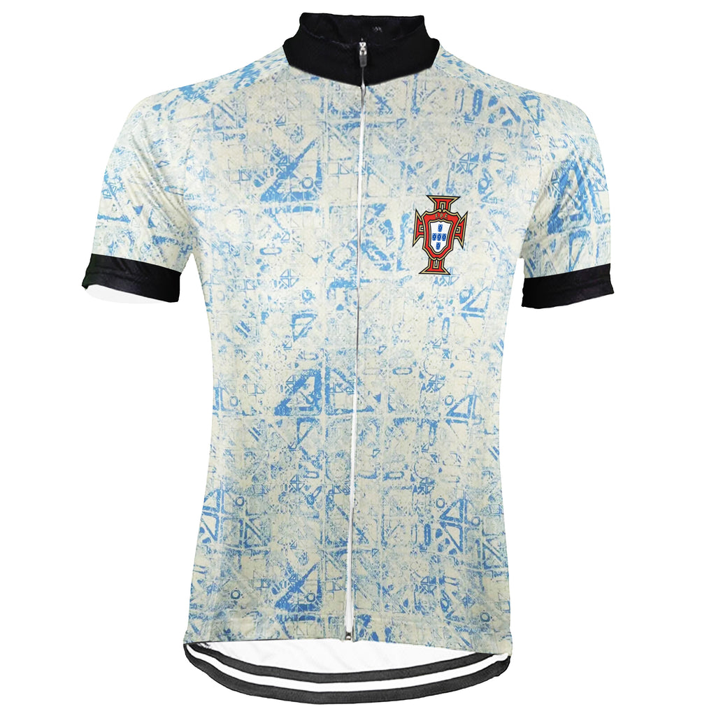Personalized Portugal Short Sleeve Cycling Jersey for Men