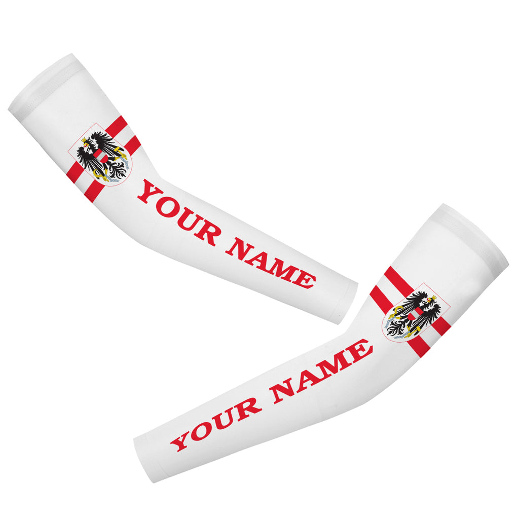 Customized Austria Arm Sleeves Cycling Arm Warmers