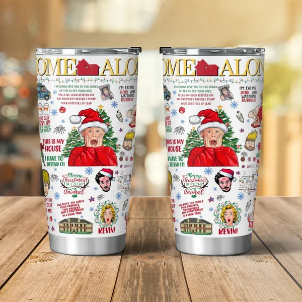 Home Alone Christmas Gift Tumbler