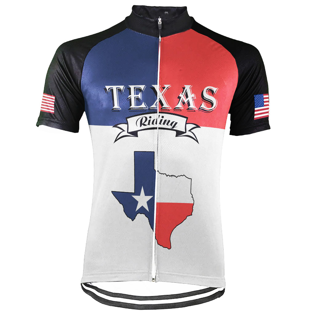 Customized Texas Short Sleeve Cycling Jersey for Men