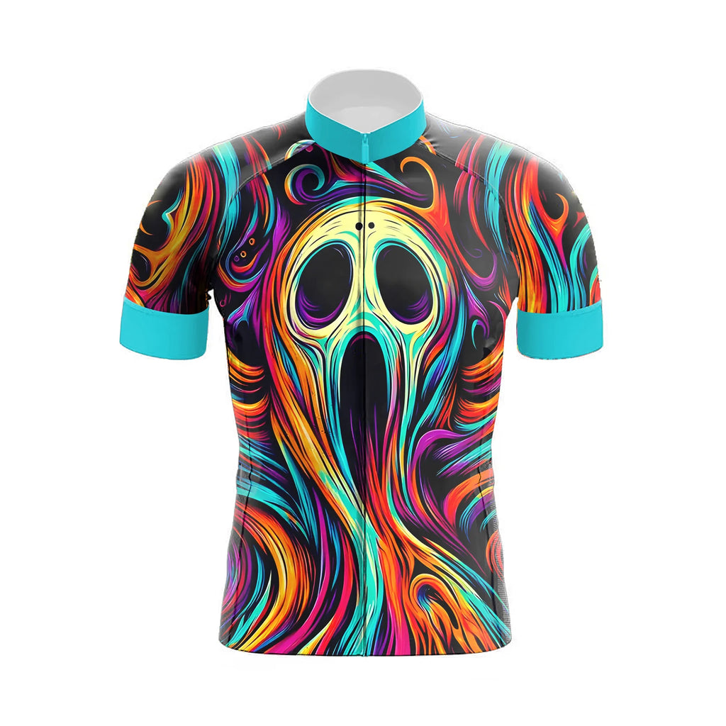 Customized Skull Short Sleeve Cycling Jersey for Men