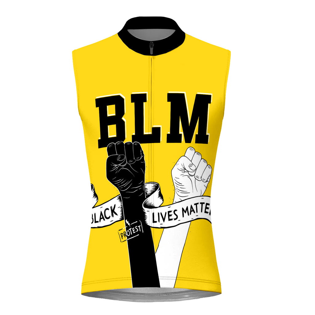 Customized Black Lives Matter Sleeveless Cycling Jersey For Men