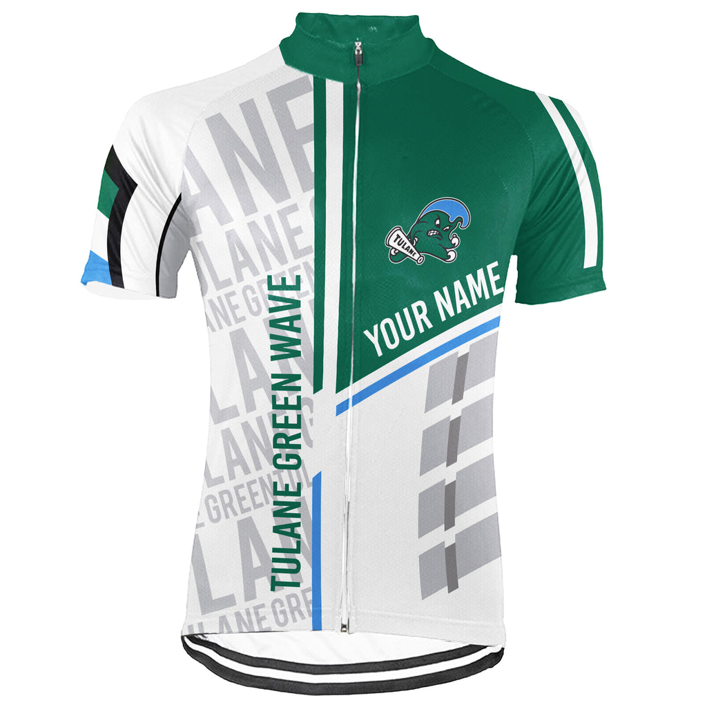 Customized Tulane Short Sleeve Cycling Jersey For Men And Women