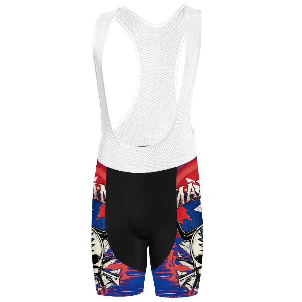 Unisex Texas Grateful Dead Fan Bib Shorts - Cycling Bib Shorts