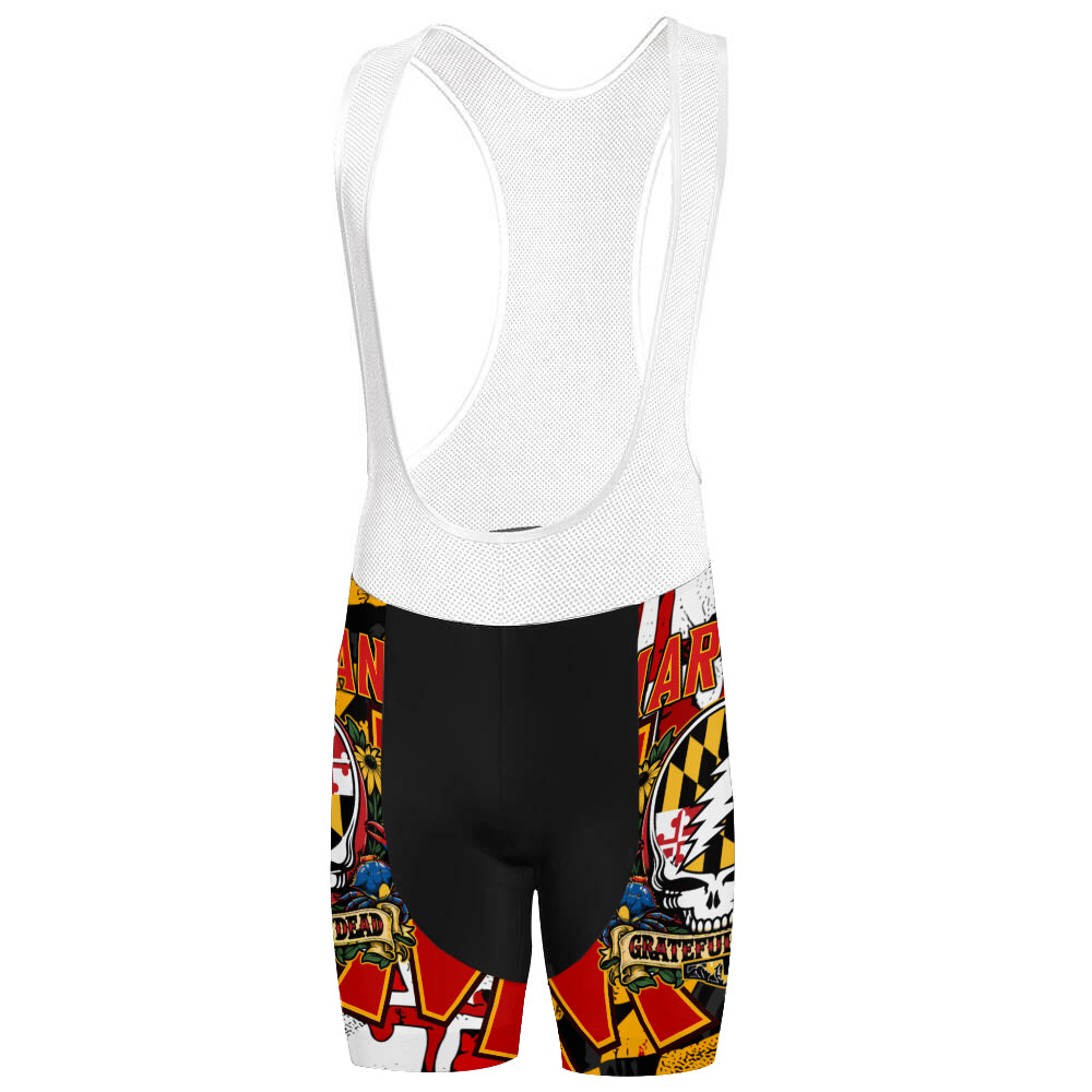 Unisex Maryland Grateful Dead Fan Bib Shorts - Cycling Bib Shorts