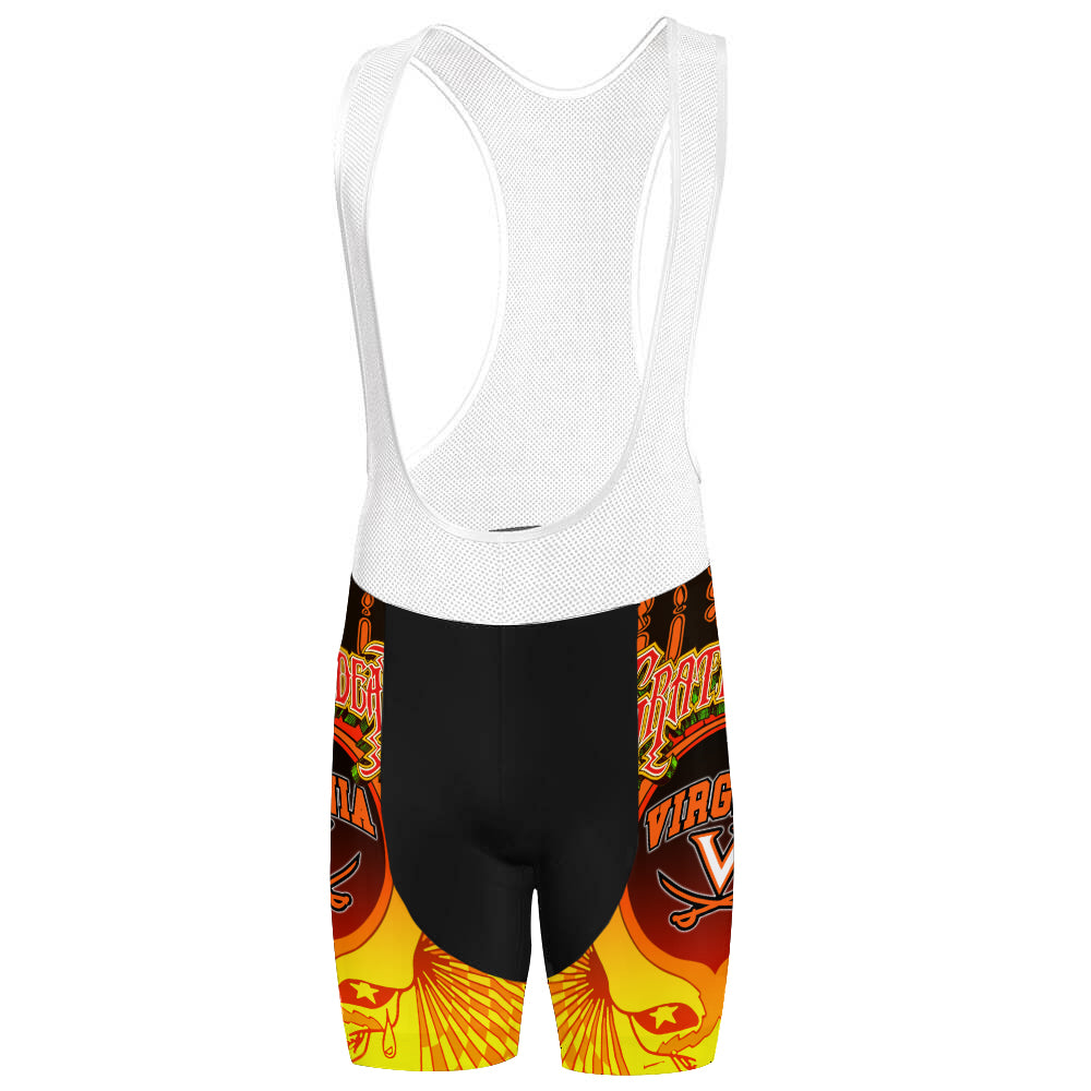Unisex Virginia Grateful Dead Fan Bib Shorts - Cycling Bib Shorts