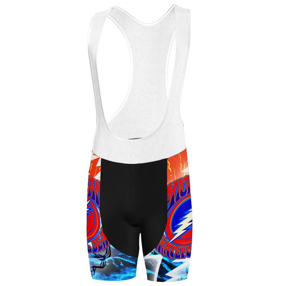 Unisex Michigan Grateful Dead Fan Bib Shorts - Cycling Bib Shorts
