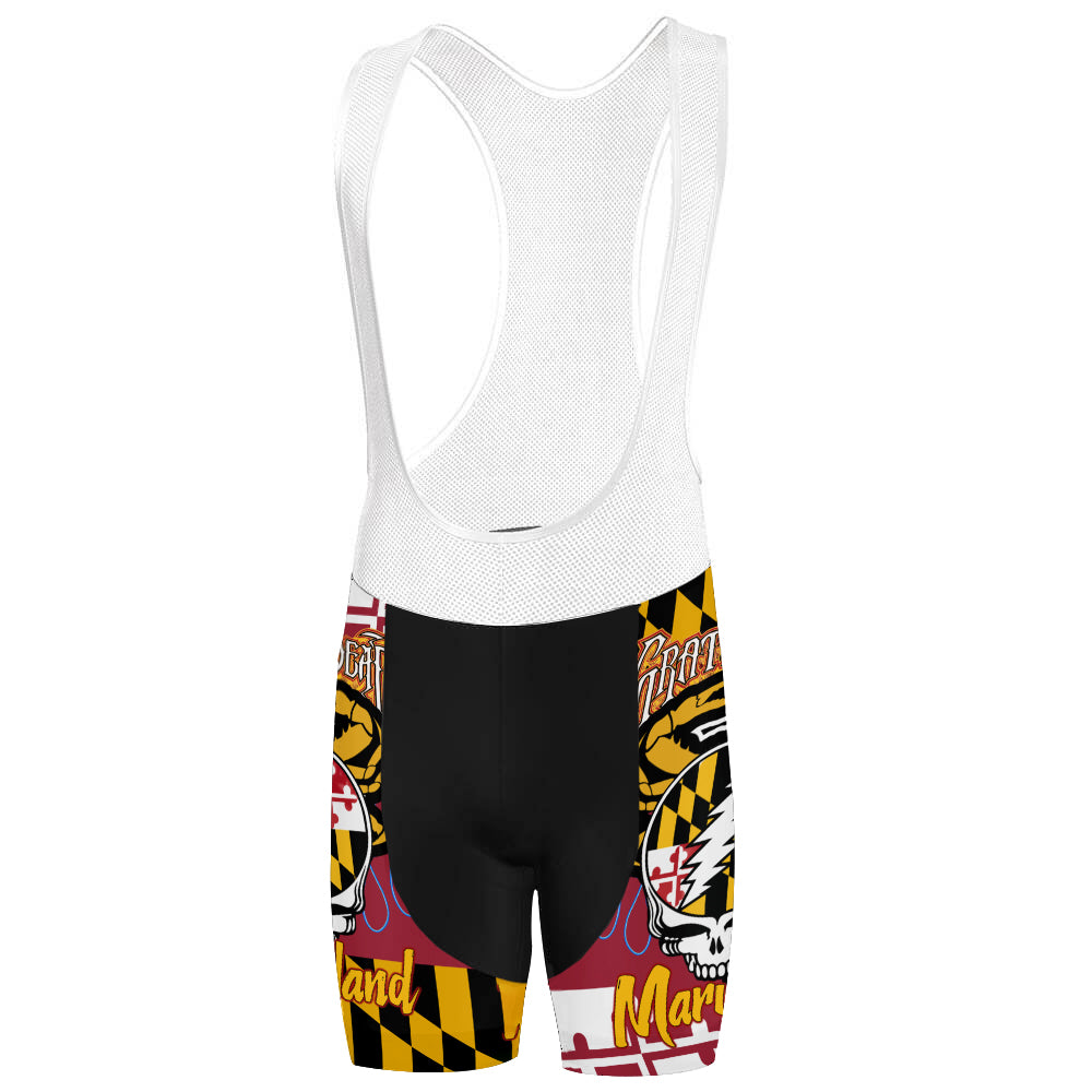 Unisex Maryland Grateful Dead Fan Bib Shorts - Cycling Bib Shorts