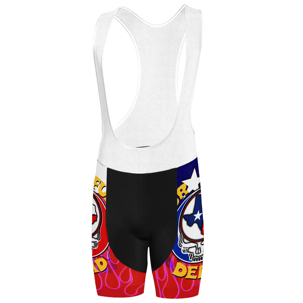 Unisex Texas Grateful Dead Fan Bib Shorts - Cycling Bib Shorts