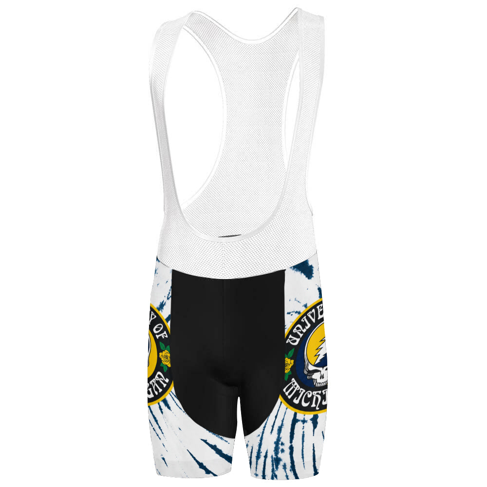 Unisex Michigan Grateful Dead Fan Bib Shorts - Cycling Bib Shorts