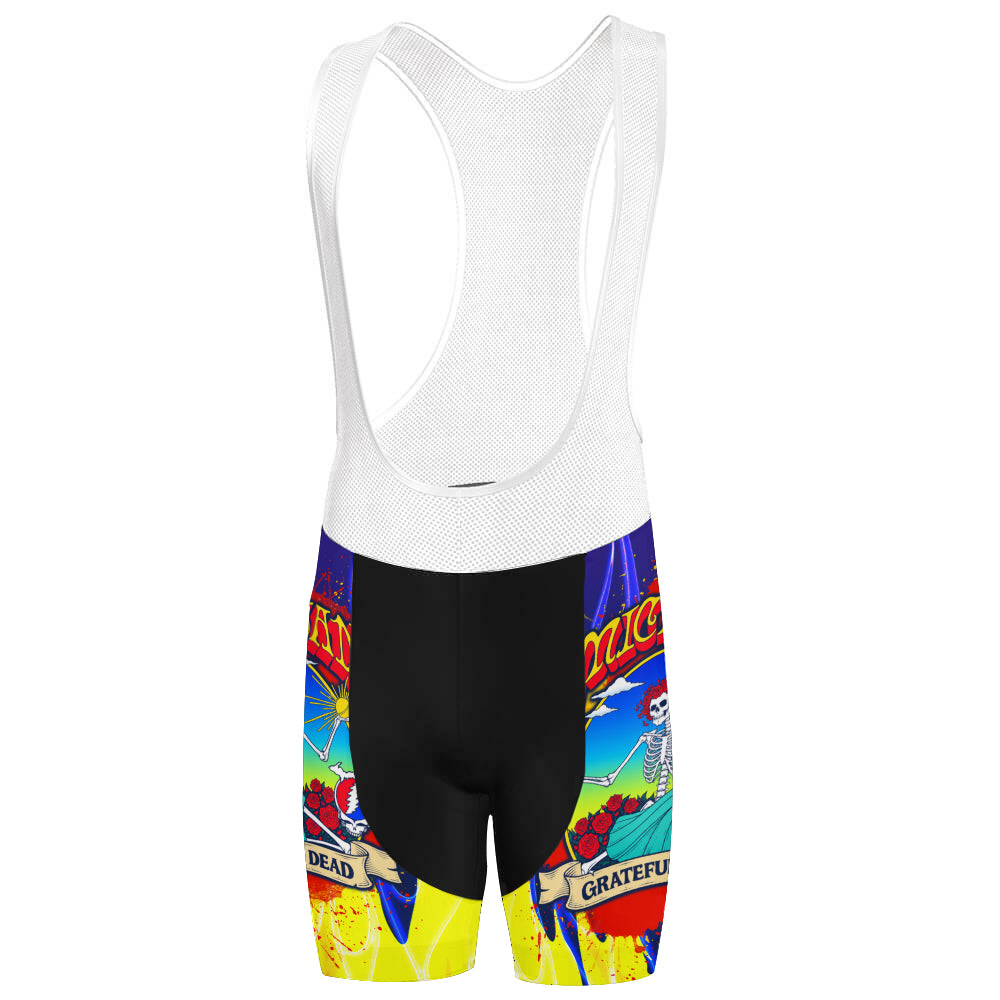 Unisex Michigan Grateful Dead Fan Bib Shorts - Cycling Bib Shorts