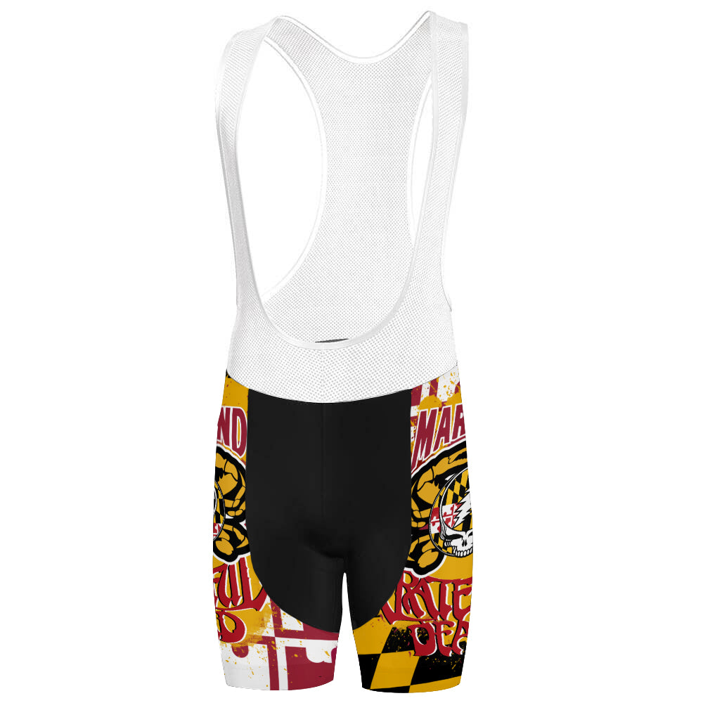 Unisex Maryland Grateful Dead Fan Bib Shorts - Cycling Bib Shorts