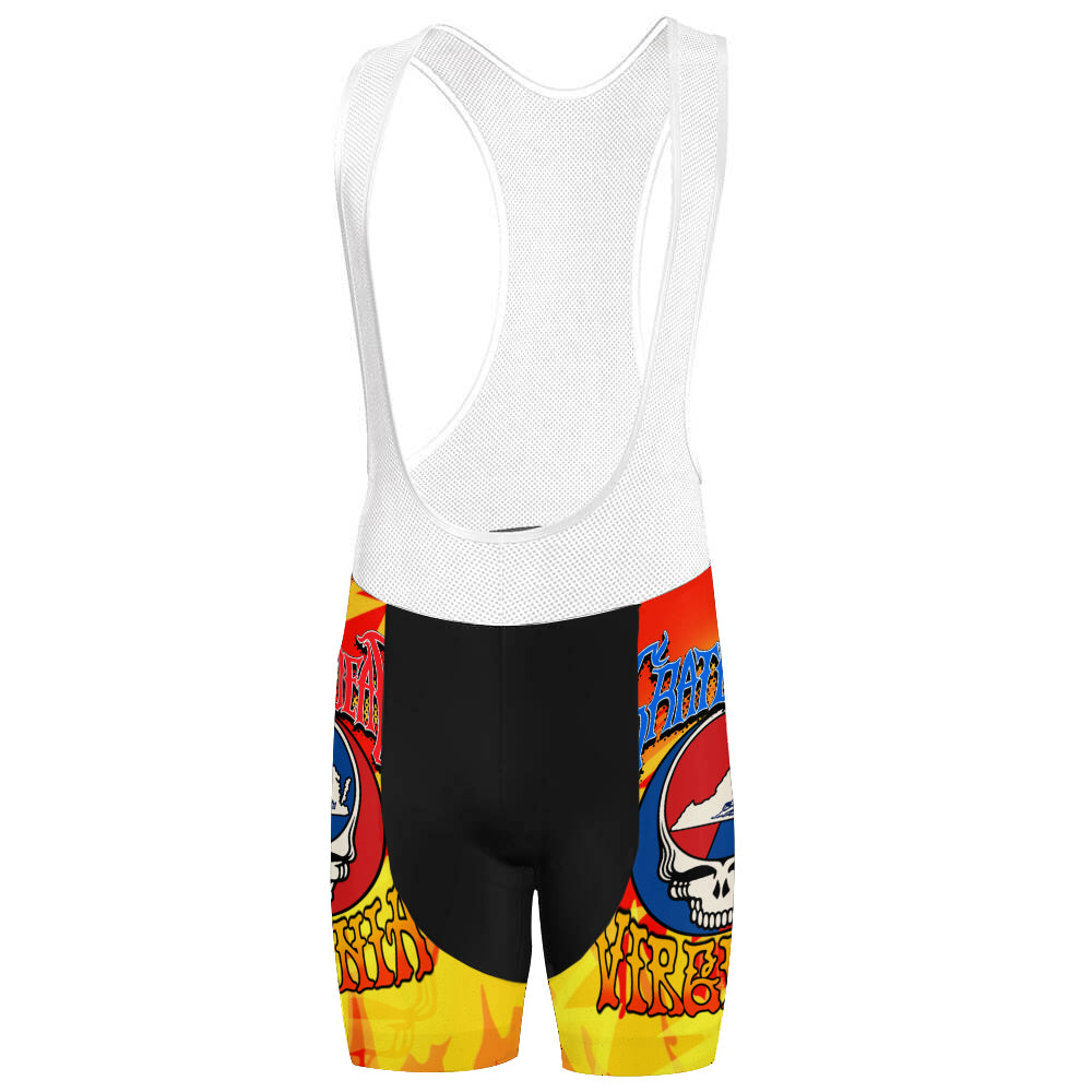 Unisex Virginia Grateful Dead Fan Bib Shorts - Cycling Bib Shorts