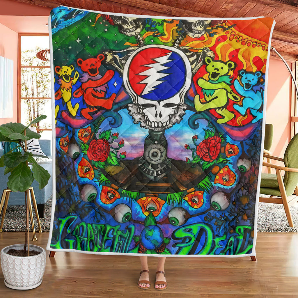 Grateful Dead Fleece Blanket