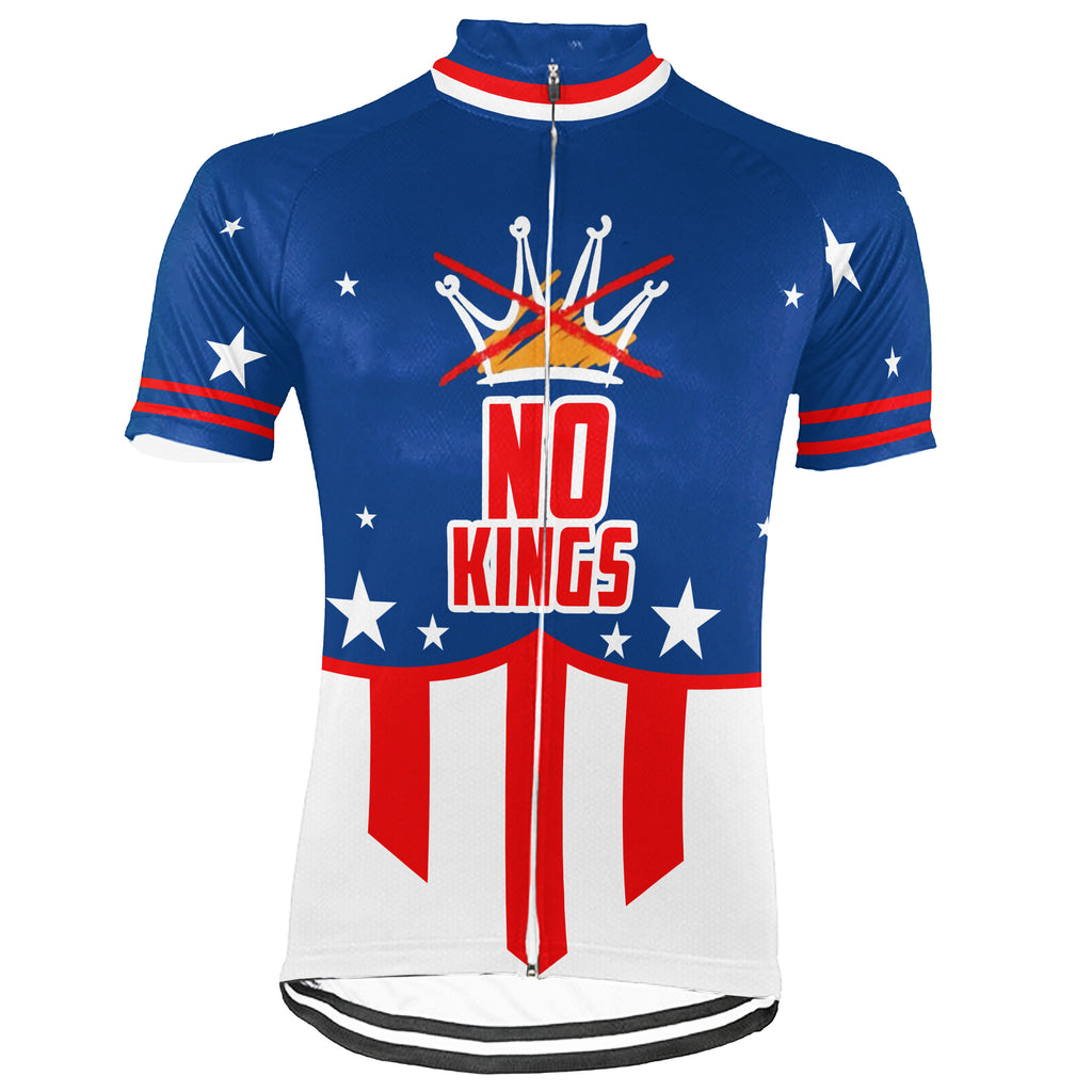 Customized No Kings Short Sleeve Cycling Jersey For Men And Women