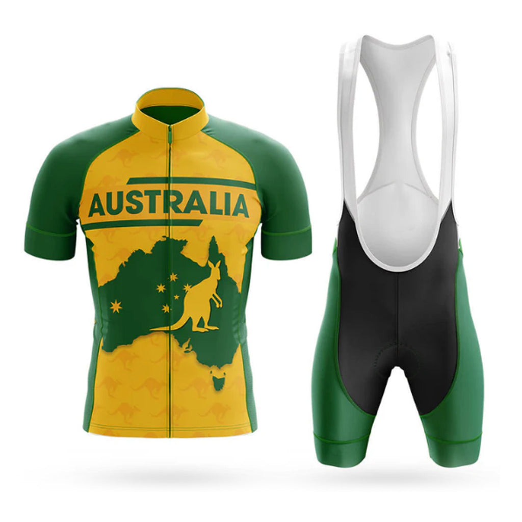 Personalized Australia Cycling Kit Cycling Jersey For Men