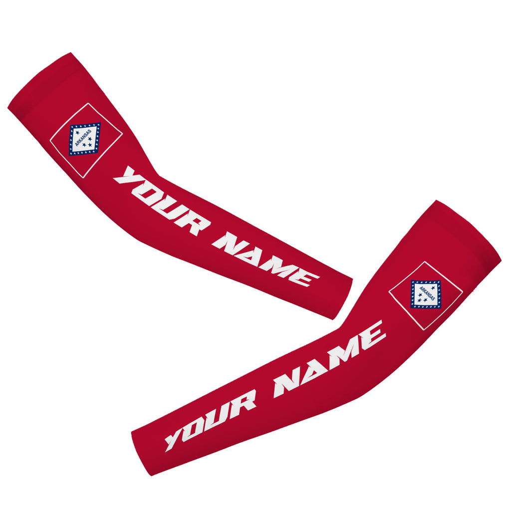 Customized Arkansas Arm Sleeves Cycling Arm Warmers