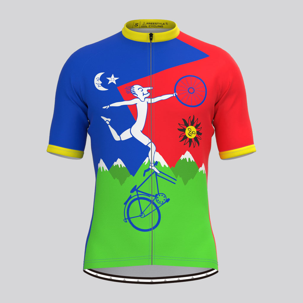 Bicycle Day 1943 LSD Cycling Short Sleeve Cycling Jersey For Men And Women