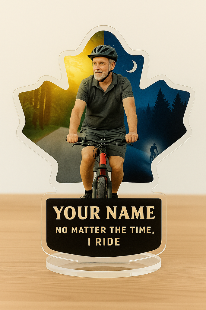 Custom Photo Acrylic Plaque/Standee Cycling Gift Another Year Stronger Acrylic