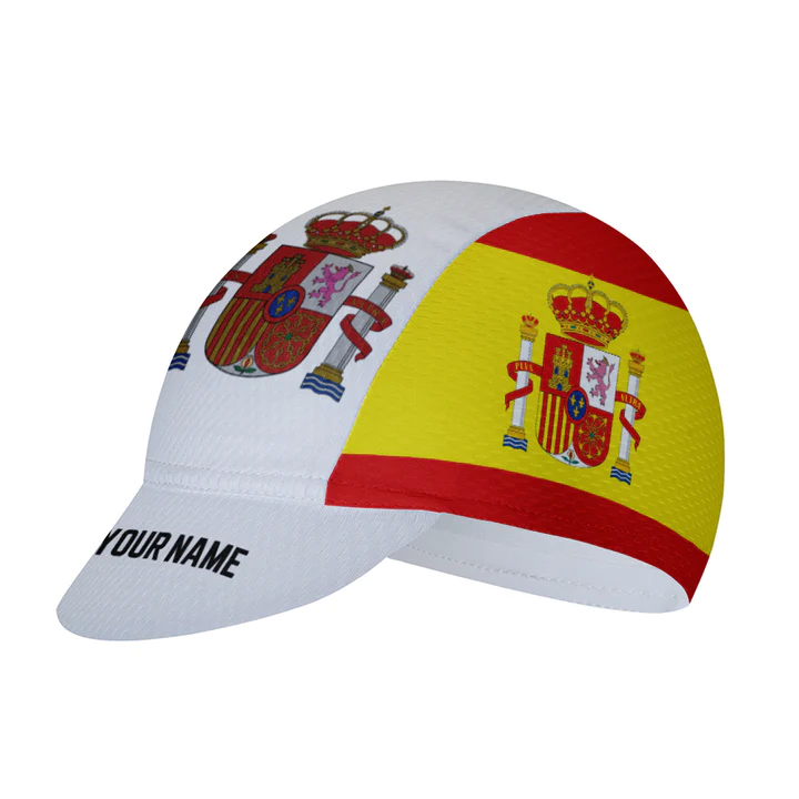 Customized Spain Cycling Cap Sports Hats