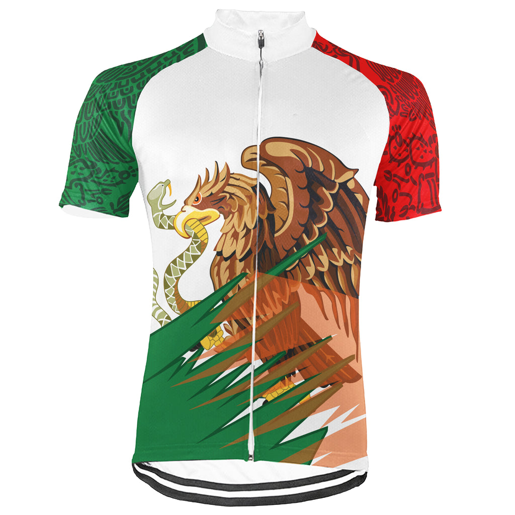 Personalized Mexico Short Sleeve Cycling Jersey for Men