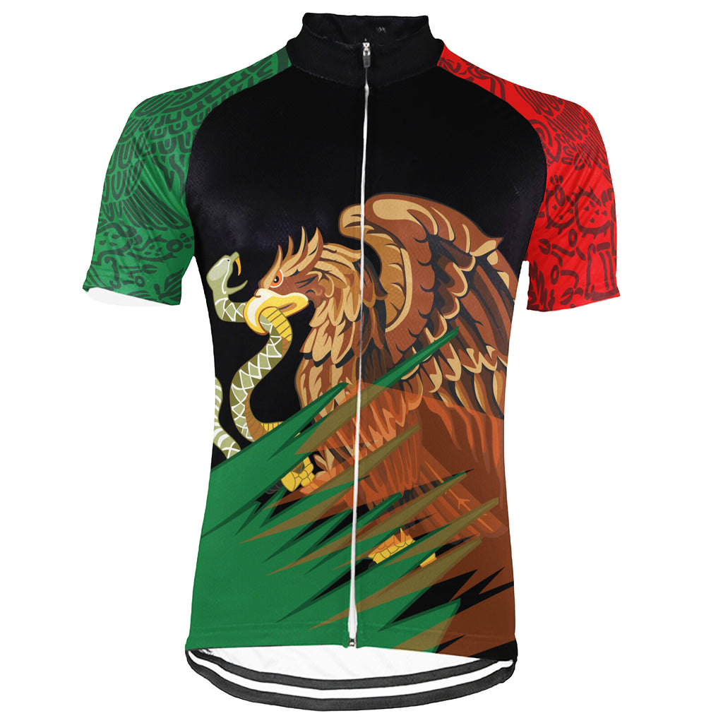 Personalized Mexico Short Sleeve Cycling Jersey for Men